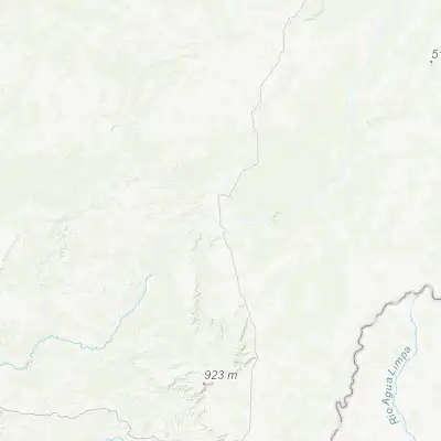 Map showing location of Nova Xavantina (-14.664630, -52.355580)