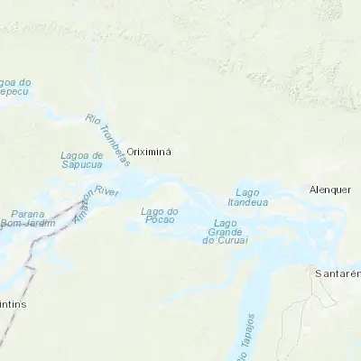Map showing location of Óbidos (-1.917500, -55.518060)