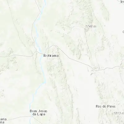 Map showing location of Oliveira dos Brejinhos (-12.316940, -42.896110)