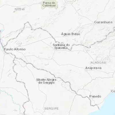 Map showing location of Olivença (-9.518610, -37.190560)
