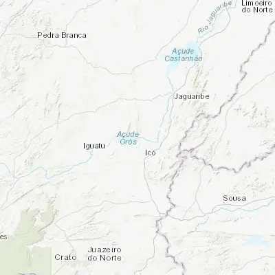 Map showing location of Orós (-6.244440, -38.913610)