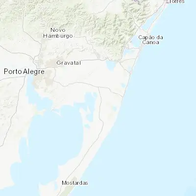 Map showing location of Palmares do Sul (-30.257780, -50.509720)