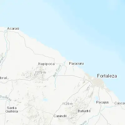 Map showing location of Paraipaba (-3.439440, -39.148330)