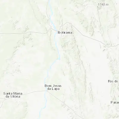Map showing location of Paratinga (-12.690560, -43.184170)