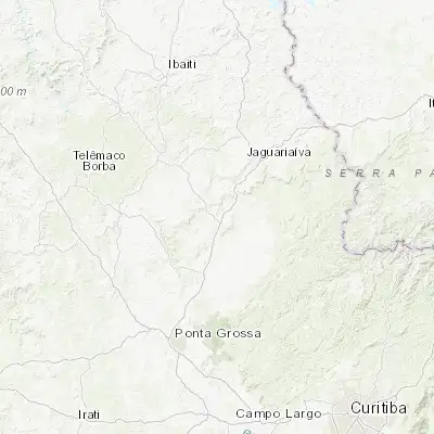 Map showing location of Piraí do Sul (-24.526110, -49.948610)