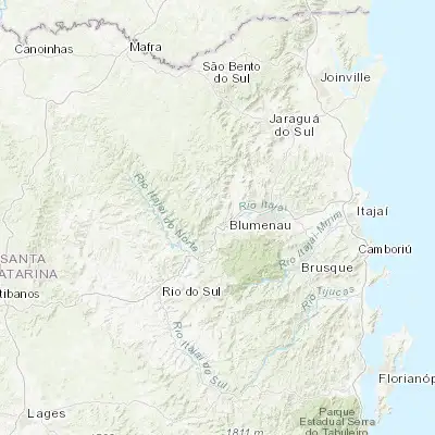 Map showing location of Residencia Moacir PU5BHV (-26.909670, -49.365470)