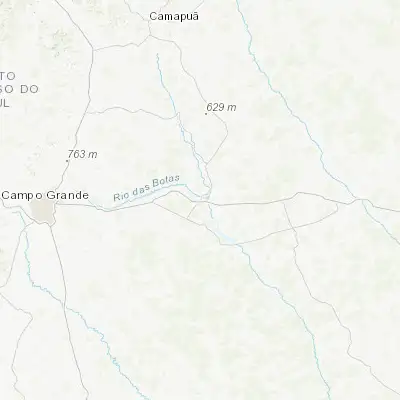 Map showing location of Ribas do Rio Pardo (-20.443060, -53.759170)