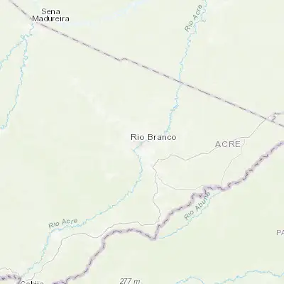 Map showing location of Rio Branco (-9.974720, -67.810000)