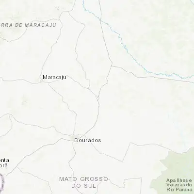 Map showing location of Rio Brilhante (-21.801940, -54.546390)