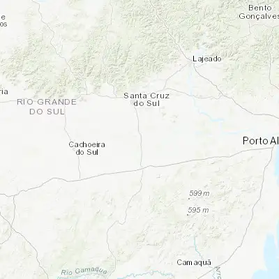 Map showing location of Rio Pardo (-29.989720, -52.378060)