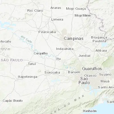 Map showing location of Salto (-23.200830, -47.286940)