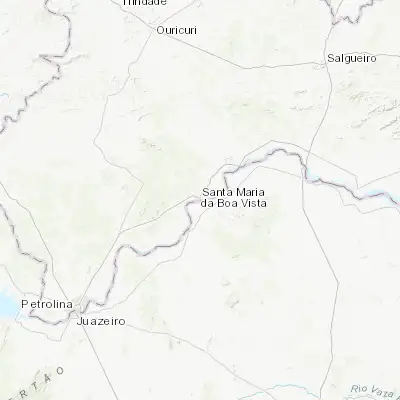 Map showing location of Santa Maria da Boa Vista (-8.807780, -39.825560)