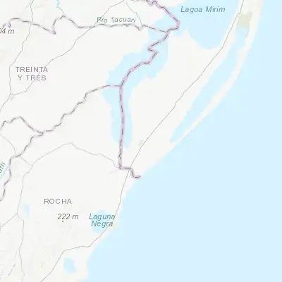 Map showing location of Santa Vitória do Palmar (-33.518890, -53.368060)