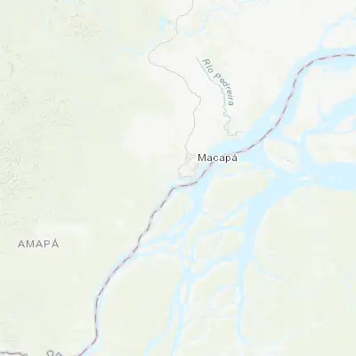 Map showing location of Santana (-0.058330, -51.181670)