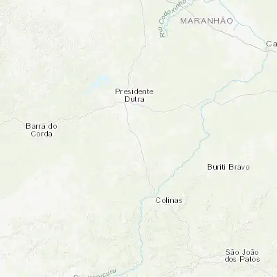 Map showing location of São Domingos do Maranhão (-5.575830, -44.385280)