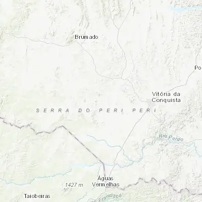 Map showing location of São Felipe (-14.838600, -41.391740)