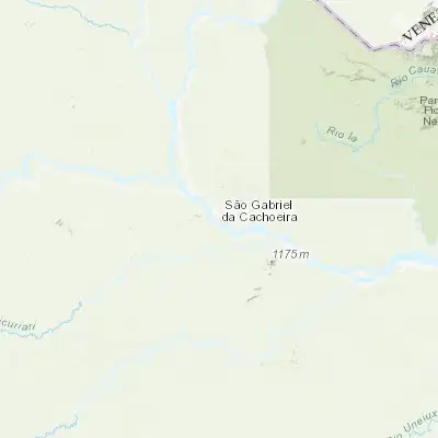 Map showing location of São Gabriel da Cachoeira (-0.118100, -67.085270)