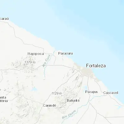 Map showing location of São Gonçalo do Amarante (-3.607220, -38.968330)