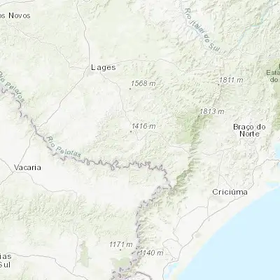 Map showing location of São Joaquim (-28.293890, -49.931670)
