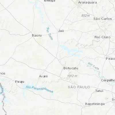 Map showing location of São Manuel (-22.731110, -48.570560)