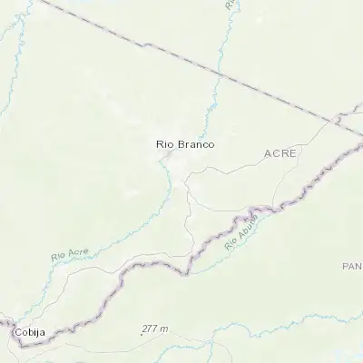 Map showing location of Senador Guiomard (-10.149700, -67.737410)