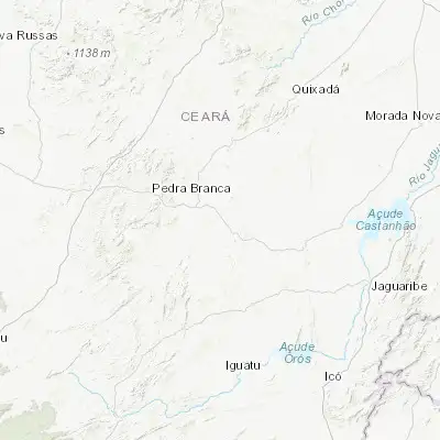 Map showing location of Senador Pompeu (-5.588060, -39.371670)
