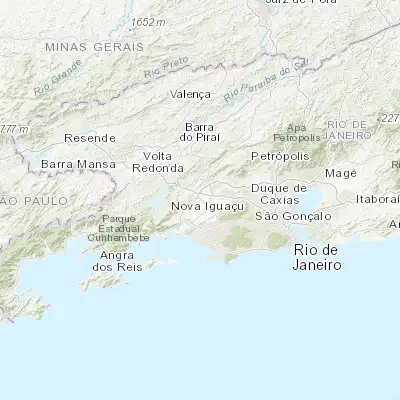 Map showing location of Seropédica (-22.743890, -43.707500)