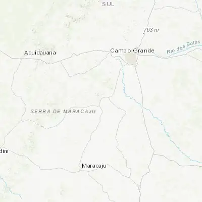 Map showing location of Sidrolândia (-20.931940, -54.961390)