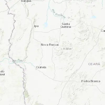 Map showing location of Tamboril (-4.832220, -40.320560)
