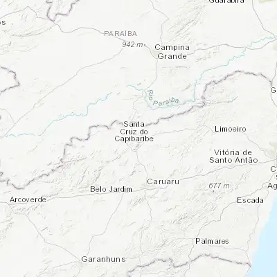 Map showing location of Taquaritinga do Norte (-7.903060, -36.044170)