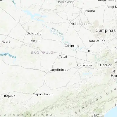 Map showing location of Tatuí (-23.355560, -47.856940)