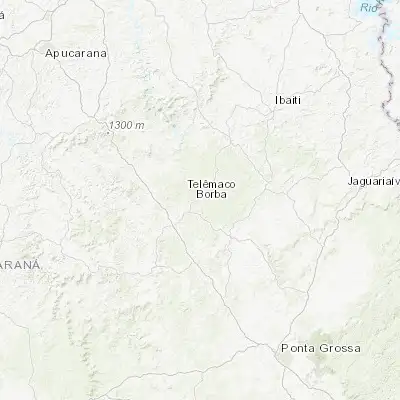 Map showing location of Telêmaco Borba (-24.323890, -50.615560)