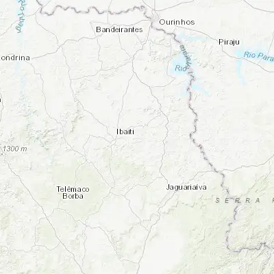 Map showing location of Terra Roxa (-23.855710, -50.031400)