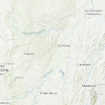 Map showing location of Timóteo (-19.581060, -42.649530)