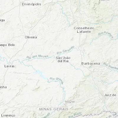Map showing location of Tiradentes (-21.110280, -44.178060)