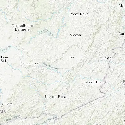 Map showing location of Tocantins (-21.175000, -43.017780)