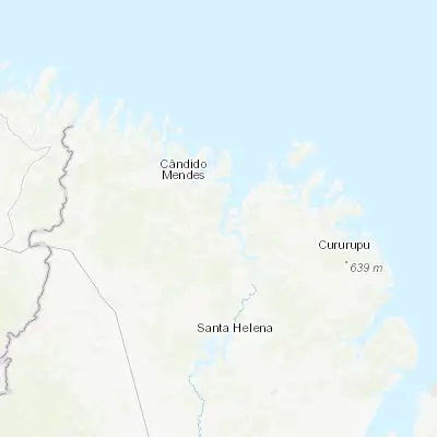 Map showing location of Turiaçu (-1.663330, -45.371670)
