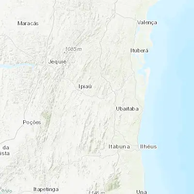 Map showing location of Ubatã (-14.209060, -39.526410)