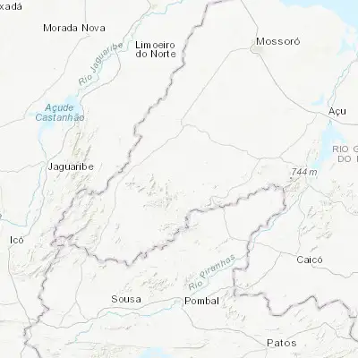 Map showing location of Umarizal (-5.990560, -37.814440)