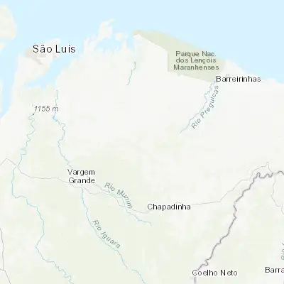 Map showing location of Urbano Santos (-3.207780, -43.403610)