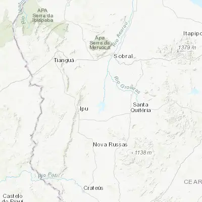 Map showing location of Varjota (-4.194440, -40.476670)