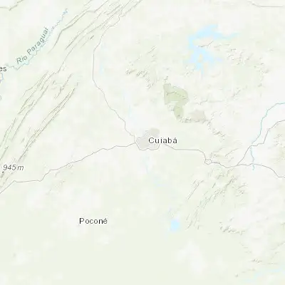 Map showing location of Várzea Grande (-15.646670, -56.132500)