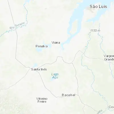 Map showing location of Vitória do Mearim (-3.462220, -44.870560)