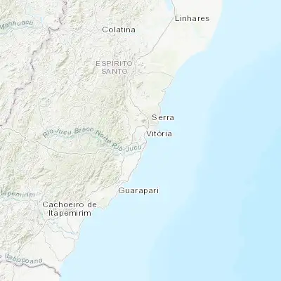 Map showing location of Vitória (-20.319440, -40.337780)