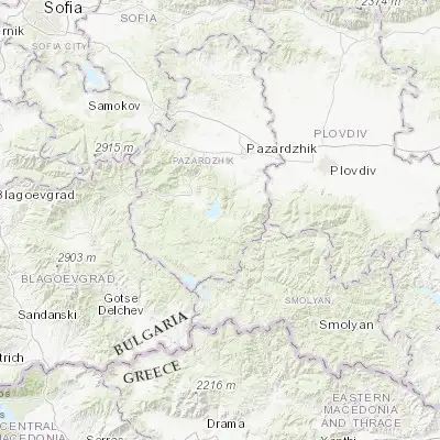 Map showing location of Batak (41.942250, 24.218430)
