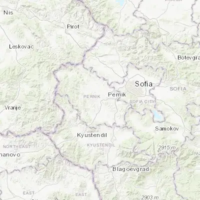 Map showing location of Batanovtsi (42.596920, 22.956340)