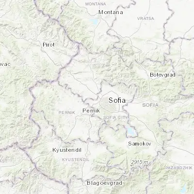 Map showing location of Bozhurishte (42.750000, 23.200000)
