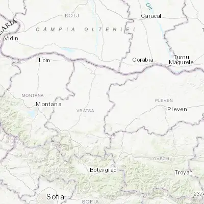 Map showing location of Byala Slatina (43.466670, 23.933330)