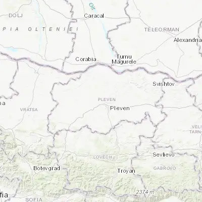 Map showing location of Dolna Mitropolia (43.466670, 24.533330)