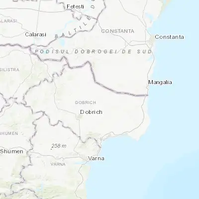 Map showing location of General Toshevo (43.701230, 28.037870)